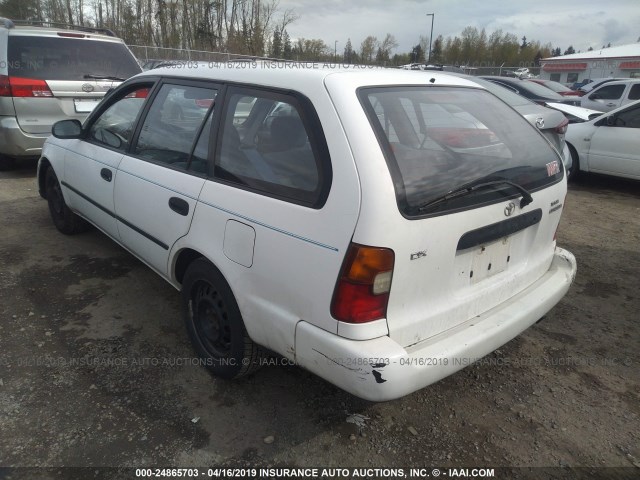 JT2AE09V0R0066431 - 1994 TOYOTA COROLLA DX WHITE photo 3