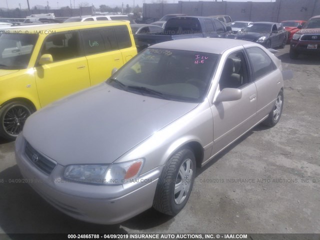 4T1BG22KX1U840999 - 2001 TOYOTA CAMRY CE/LE/XLE 金色 照片 2