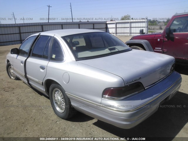 2FACP74W4NX115313 - 1992 FORD CROWN VICTORIA LX GRAY photo 3