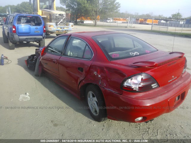 1G2NF52F83C106139 - 2003 PONTIAC GRAND AM SE1 RED photo 3