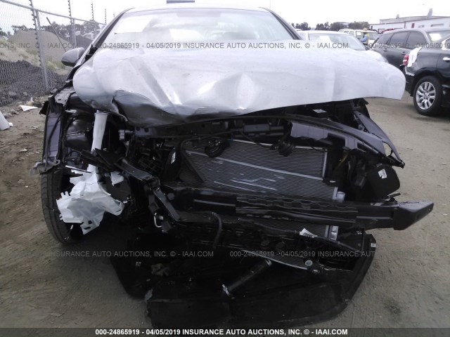 5NPE24AF0JH706013 - 2018 HYUNDAI SONATA SE GRAY photo 6