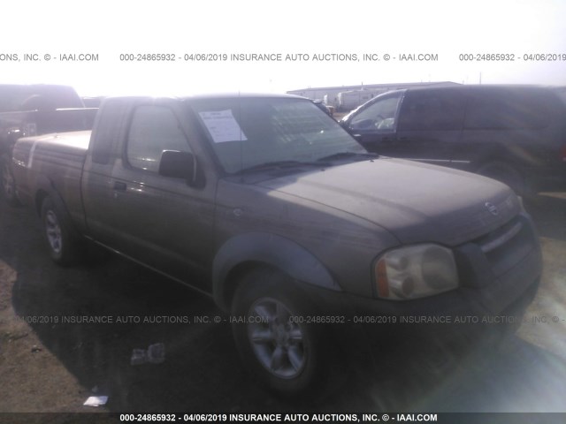 1N6DD26S42C372899 - 2002 NISSAN FRONTIER KING CAB XE TAN photo 1