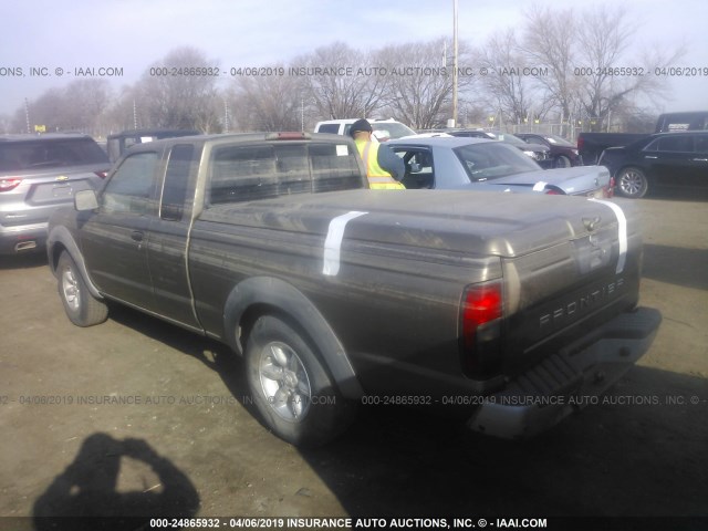 1N6DD26S42C372899 - 2002 NISSAN FRONTIER KING CAB XE TAN photo 3