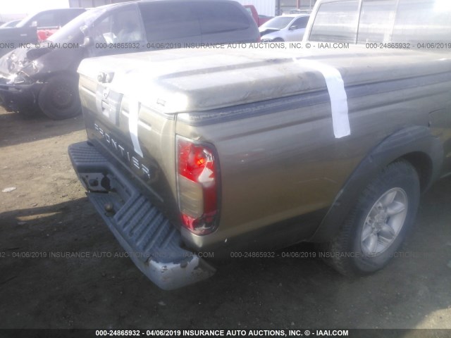 1N6DD26S42C372899 - 2002 NISSAN FRONTIER KING CAB XE TAN photo 6