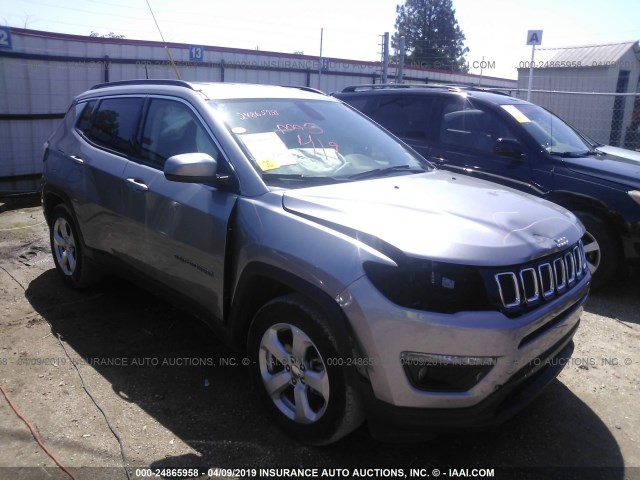 3C4NJCBBXHT643022 - 2017 JEEP COMPASS LATITUDE 灰色 照片 1
