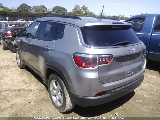 3C4NJCBBXHT643022 - 2017 JEEP COMPASS LATITUDE 灰色 照片 3