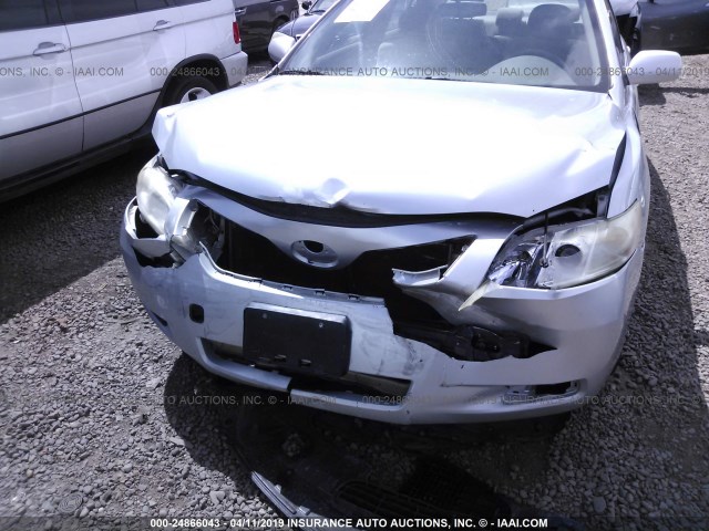 JTNBE46K673049637 - 2007 TOYOTA CAMRY NEW GENERAT CE/LE/XLE/SE SILVER photo 6