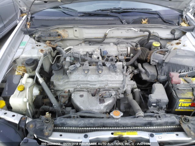 3N1CB51D46L545848 - 2006 NISSAN SENTRA 1.8/1.8S SILVER photo 10