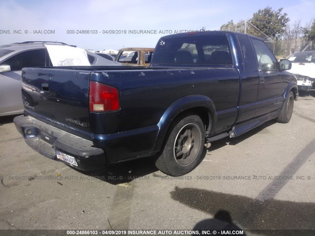 1GCCS195818121552 - 2001 CHEVROLET S TRUCK S10 Navy photo 4