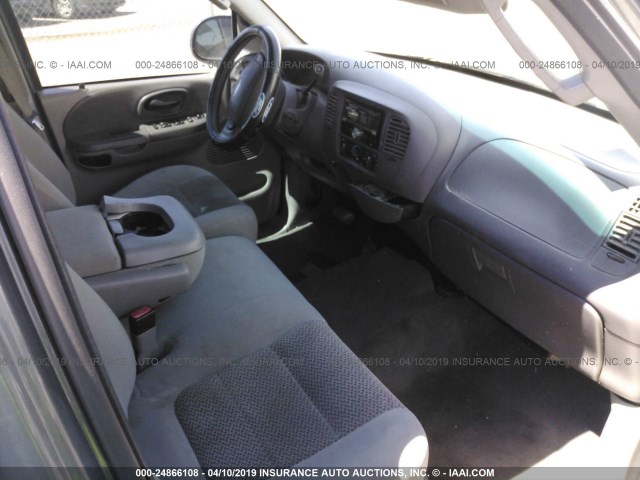 1FTRW07683KD50789 - 2003 FORD F150 SUPERCREW GRAY photo 5