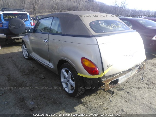 3C3AY75S85T324019 - 2005 CHRYSLER PT CRUISER GT TAN photo 3