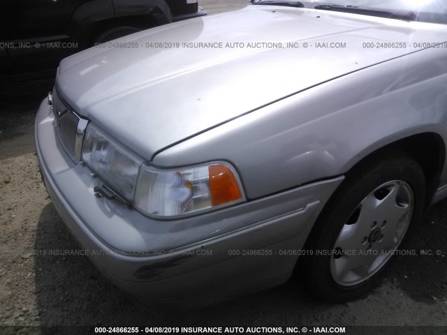 YV1KS9601T1092873 - 1996 VOLVO 960 SILVER photo 6