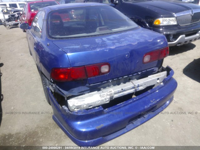 JH4DB7568TS003642 - 1996 ACURA INTEGRA SE BLUE photo 6