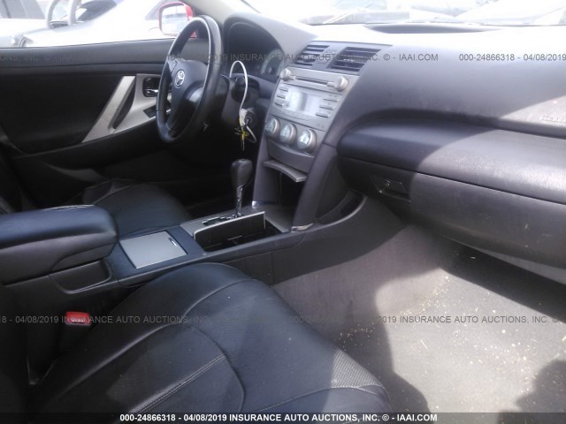 4T1BE46K77U124548 - 2007 TOYOTA CAMRY NEW GENERAT CE/LE/XLE/SE RED photo 5