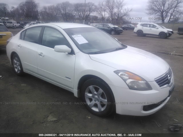 1N4CL21E79C133480 - 2009 NISSAN ALTIMA HYBRID WHITE photo 1