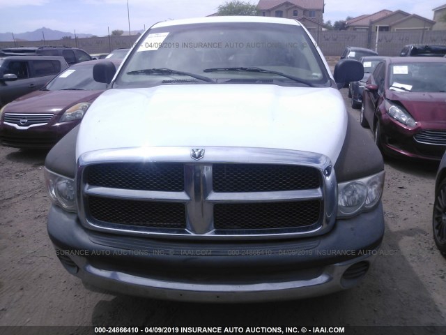 1D7HA16K53J525302 - 2003 DODGE RAM 1500 ST WHITE photo 6