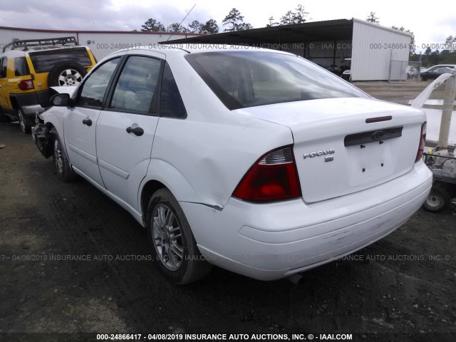 1FAFP34N97W123497 - 2007 FORD FOCUS ZX4/S/SE/SES WHITE photo 3