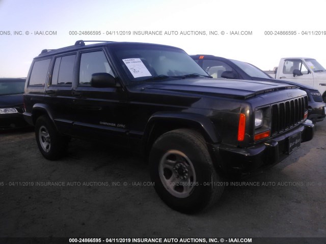 1J4FF68S0XL621243 - 1999 JEEP CHEROKEE SPORT/CLASSIC BLACK photo 1