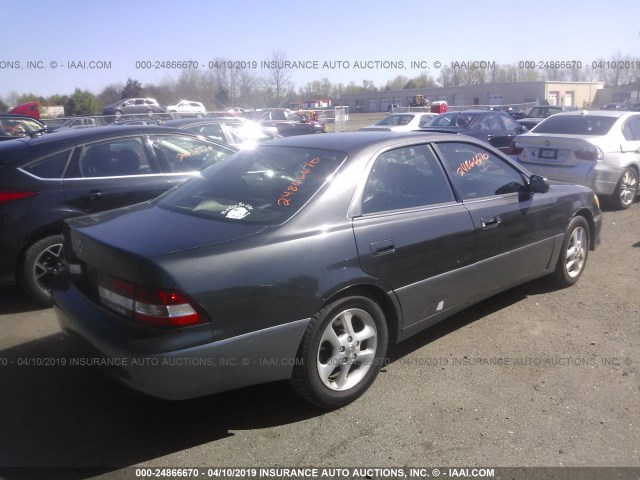 JT8BF28G9Y0265806 - 2000 LEXUS ES 300 GRAY photo 4