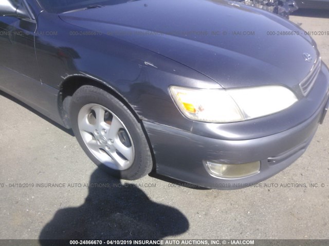 JT8BF28G9Y0265806 - 2000 LEXUS ES 300 GRAY photo 6