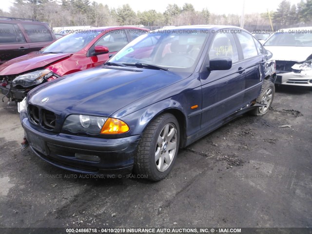 WBAAV334X1FV01916 - 2001 BMW 325 I BLUE photo 2