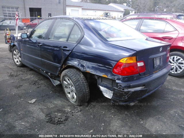 WBAAV334X1FV01916 - 2001 BMW 325 I BLUE photo 3