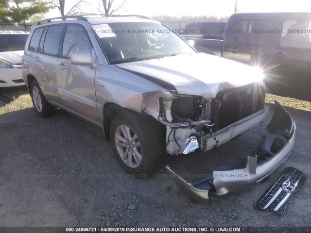 JTEEW21A070038728 - 2007 TOYOTA HIGHLANDER HYBRID SILVER photo 6