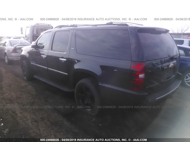 1GNSKKE33BR326060 - 2011 CHEVROLET SUBURBAN K1500 LTZ BLACK photo 3