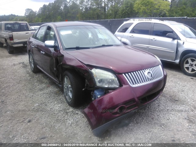 1MEHM42W68G609482 - 2008 MERCURY SABLE PREMIER BURGUNDY photo 1