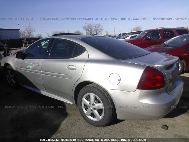 2G2WP552281184147 - 2008 PONTIAC GRAND PRIX 银色 照片 3