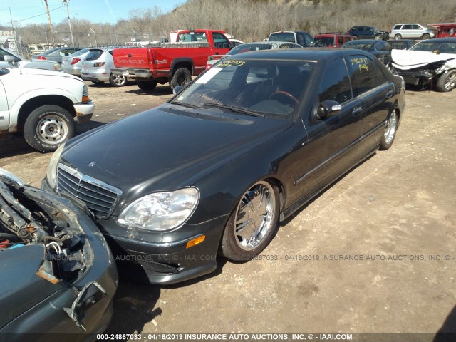 WDBNG75JX3A381932 - 2003 MERCEDES-BENZ S 500 BLACK photo 2