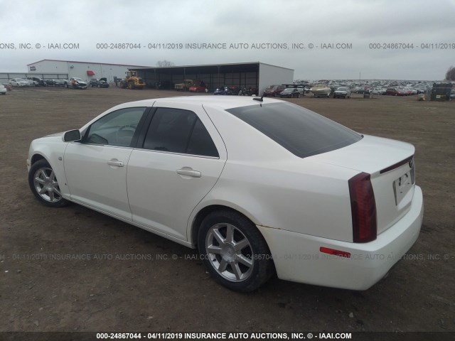 1G6DW677170113393 - 2007 CADILLAC STS WHITE photo 3