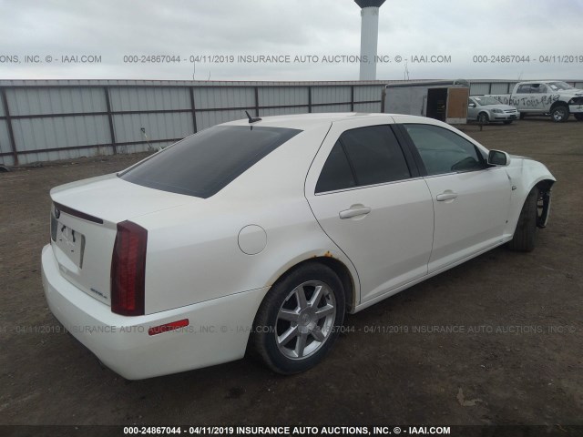1G6DW677170113393 - 2007 CADILLAC STS WHITE photo 4