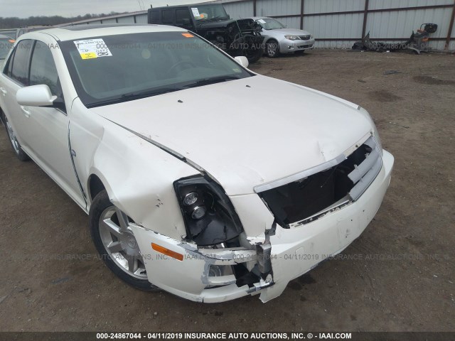 1G6DW677170113393 - 2007 CADILLAC STS WHITE photo 6