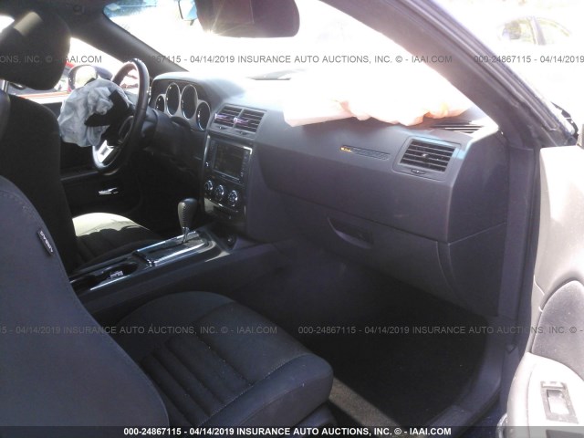 2C3CDYAG3EH311246 - 2014 DODGE CHALLENGER SXT BLUE photo 5