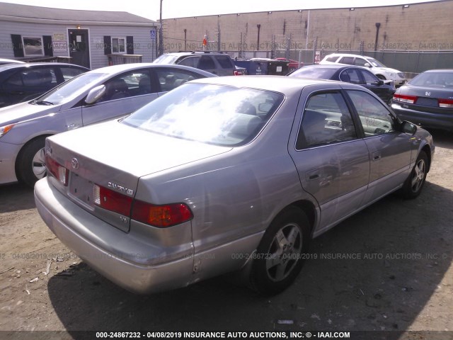JT2BF22K910304570 - 2001 TOYOTA CAMRY CE/LE/XLE BROWN photo 4