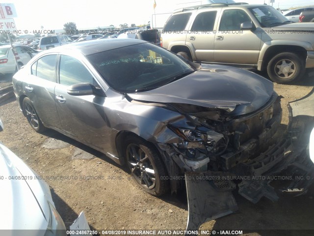 1N4AA5AP4EC469033 - 2014 NISSAN MAXIMA S/SV GRAY photo 1