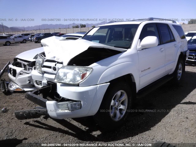 JTEBU14RX58029800 - 2005 TOYOTA 4RUNNER SR5/SPORT WHITE photo 2