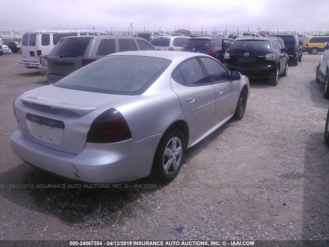 2G2WP522051228162 - 2005 PONTIAC GRAND PRIX SILVER photo 4