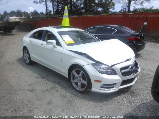 WDDLJ7DB4EA097029 - 2014 MERCEDES-BENZ CLS 550 WHITE photo 1