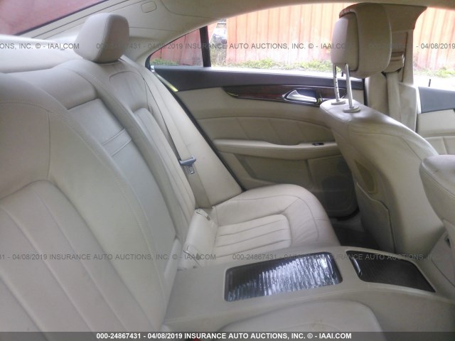 WDDLJ7DB4EA097029 - 2014 MERCEDES-BENZ CLS 550 WHITE photo 8