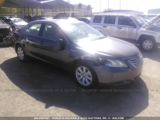 4T1BB46K68U055006 - 2008 TOYOTA CAMRY HYBRID GRAY photo 1