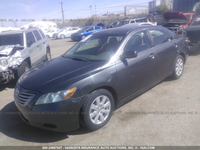 4T1BB46K68U055006 - 2008 TOYOTA CAMRY HYBRID GRAY photo 2