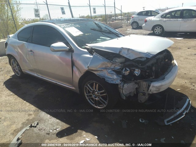 JTKDE167380255324 - 2008 TOYOTA SCION TC SILVER photo 1