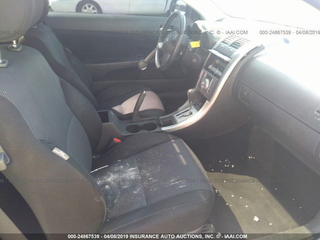 JTKDE167380255324 - 2008 TOYOTA SCION TC SILVER photo 5