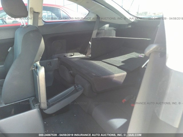JTKDE167380255324 - 2008 TOYOTA SCION TC SILVER photo 8