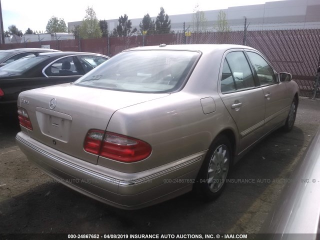 WDBJF65J7YB166361 - 2000 MERCEDES-BENZ E 320 Champagne photo 4