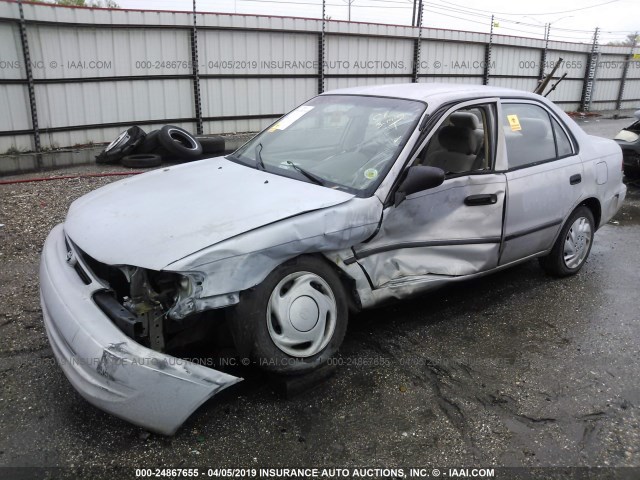 1NXBR12E2XZ153684 - 1999 TOYOTA COROLLA VE/CE/LE 银色 照片 2