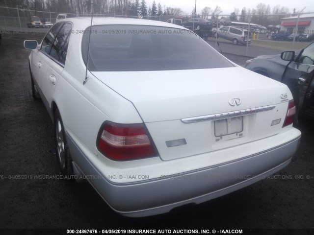 JNKBY31A5YM301196 - 2000 INFINITI Q45 T WHITE photo 3