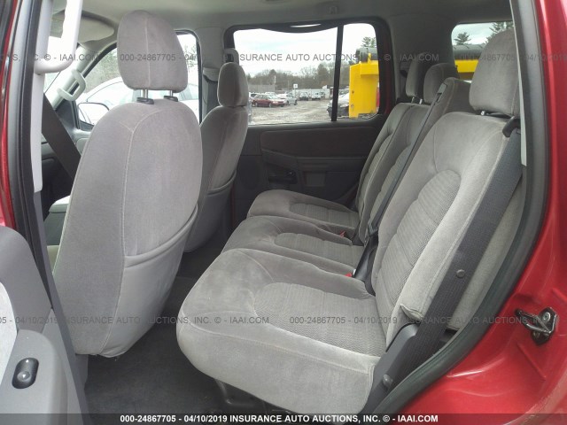 1FMZU73E85UA96225 - 2005 FORD EXPLORER XLT/XLT SPORT/NBX Qırmızı foto 8